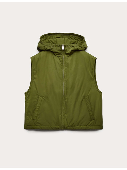 Marks & Spencer Kurzhoody mit Polsterung und Kapuze Marks & Spencer grün