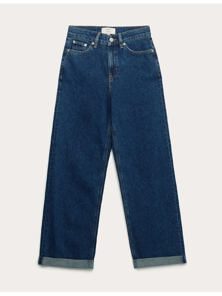 Marks & Spencer Jeans im Jungenstil bis zum Knöchel mit mittlerem Bund Marks & Spencer Marineblau