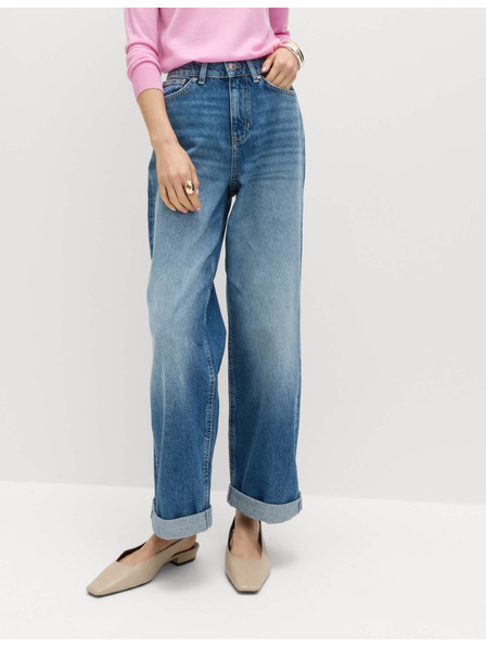 Marks & Spencer Jeans im Jungenstil bis zum Knöchel mit mittlerem Bund Marks & Spencer Marineblau