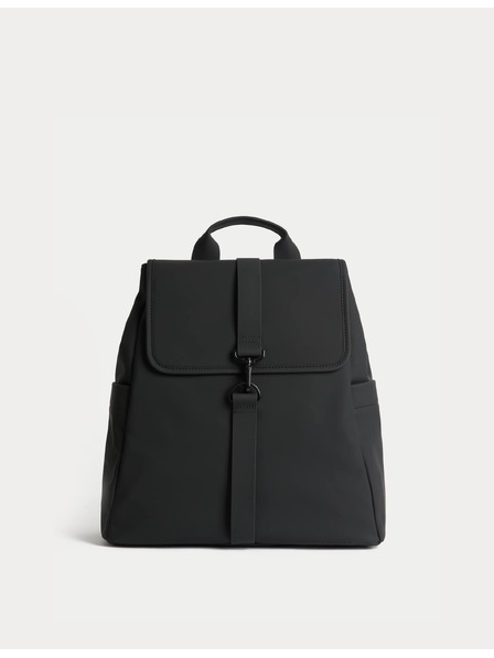 Marks & Spencer Rucksack aus Kunstleder Marks & Spencer Schwarz