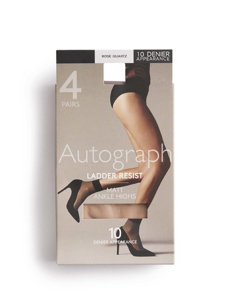Marks & Spencer Matte 10 DEN Strumpfhose, 4er-Set Marks & Spencer beige