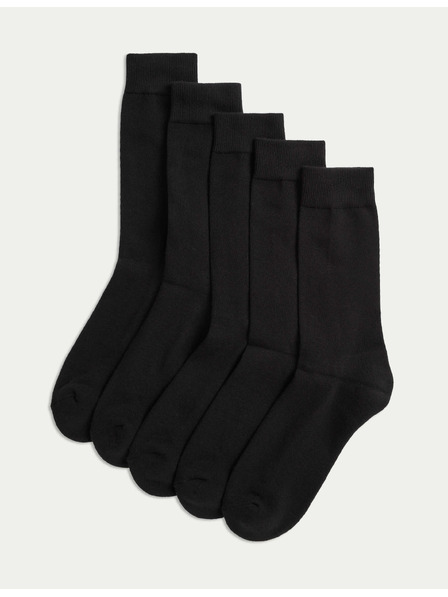 Marks & Spencer Set mit fünf Paar schwarzen Herrensocken von Marks & Spencer