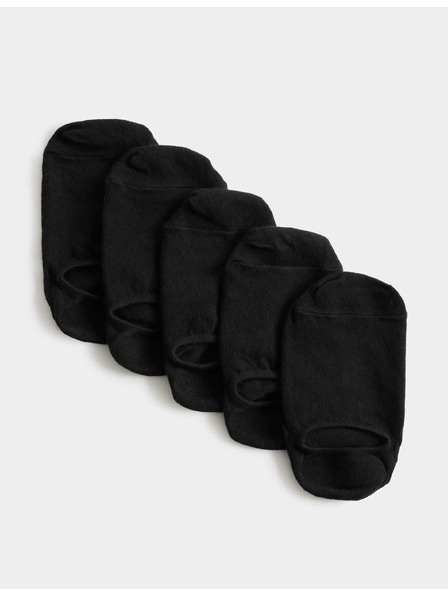 Marks & Spencer Trainer Liners™ Kurze Socken mit Cool & Fresh™ Technologie, 5 Paar pro Packung Marks & Spencer schwarz