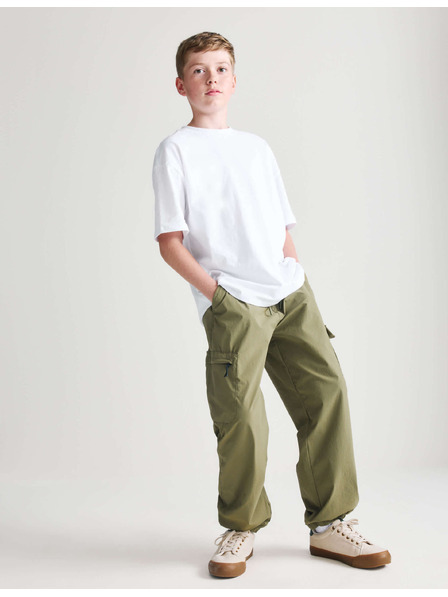 Marks & Spencer Plain Cotton T-Shirt (2-16 years) Marks & Spencer white
