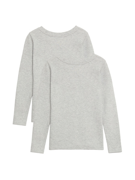 Marks & Spencer Thermo-Tops mit Heatgen™-Technologie, 2er-Pack (2–14 Jahre) Marks & Spencer grau