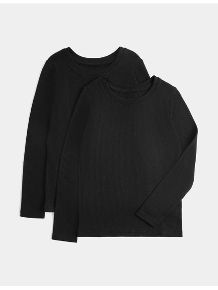 Marks & Spencer 2er-Set Thermo-Tops mit Heatgen™-Technologie (2–14 Jahre) Marks & Spencer schwarz