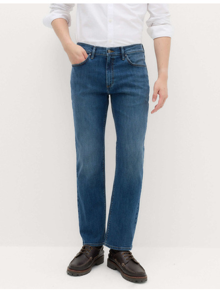 Marks & Spencer Stretch-Jeans in geradem Schnitt von Marks & Spencer marineblau
