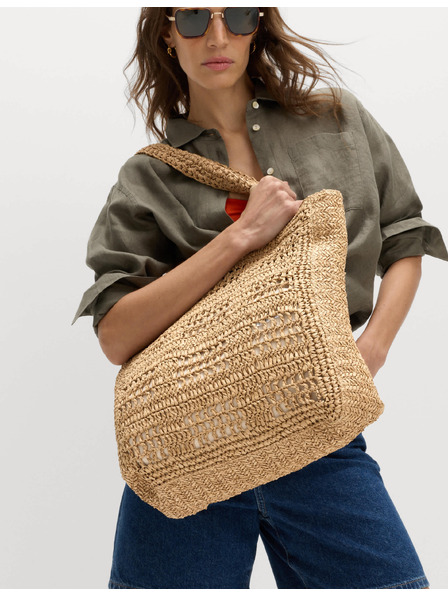 Marks & Spencer Strohsack mit Griffen Marks & Spencer beige