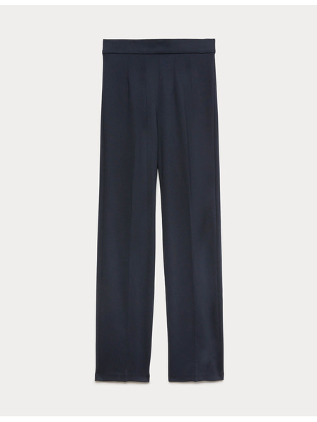 Marks & Spencer Jerseyhose mit geraden Beinen, mit Stretch Marks & Spencer marineblau