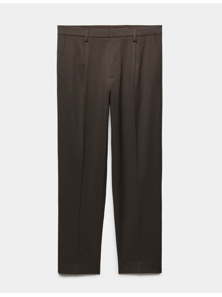 Marks & Spencer Stretch-Hose mit leicht geschnittener Passform Smart Marks & Spencer Braun