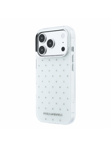 Karl Lagerfeld Karl Lagerfeld IML Rhinestones Allover Magsafe Rückenschale für iPhone 18 Pro Max Weiß