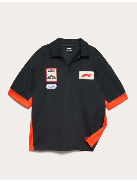 Marks & Spencer Polo-Oberteil Formula 1® aus Netzgewebe (6–16 Jahre) Marks & Spencer schwarz