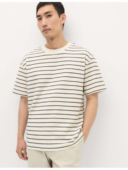 Marks & Spencer Bretonisches T-Shirt mit Struktur und hohem Baumwollanteil Marks & Spencer braun