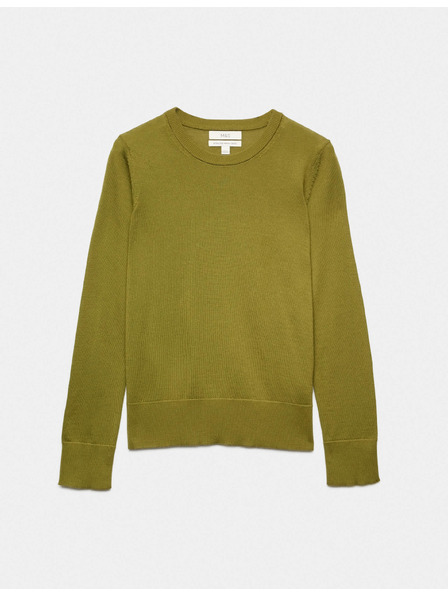 Marks & Spencer Pullover mit Stehkragen aus reiner Merinowolle Marks & Spencer grün