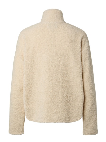 Pieces Plüschjacke KATTY TEDDY beige