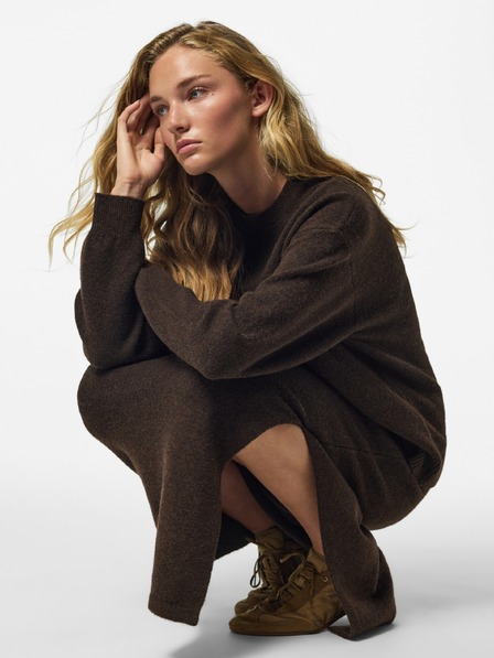 Pieces Damen-Pullover SALLY hot fudge
