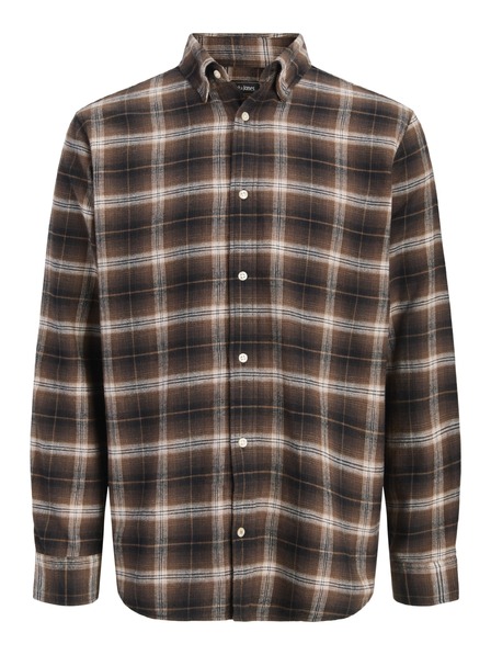 Jack & Jones Ungezwungenes schwarzes Herrenhemd