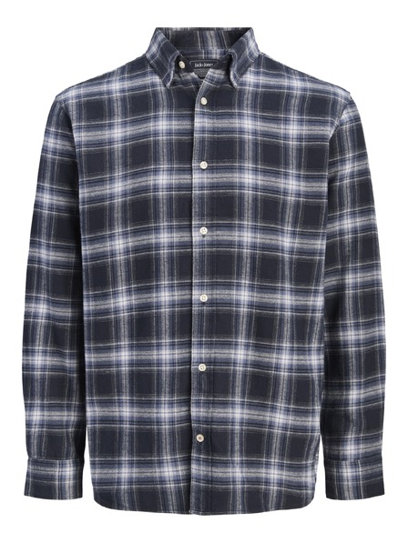 Jack & Jones Ungezwungenes Herrenhemd navy