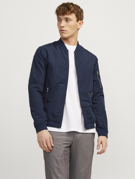 Jack & Jones Herren Bomberjacke JJERush navy blazer