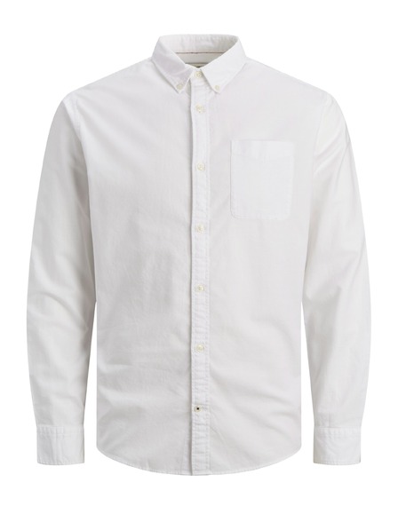Jack & Jones Herrenhemd JJEoxford weiß