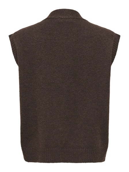 Jacqueline de Yong Ärmelloser Cardigan SUPER Braun