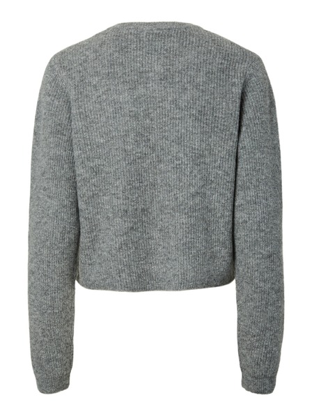 Pieces Strickjacke SILLY grau