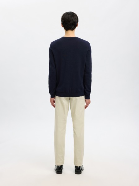 SELECTED Herrenpullover SLMBERG blau