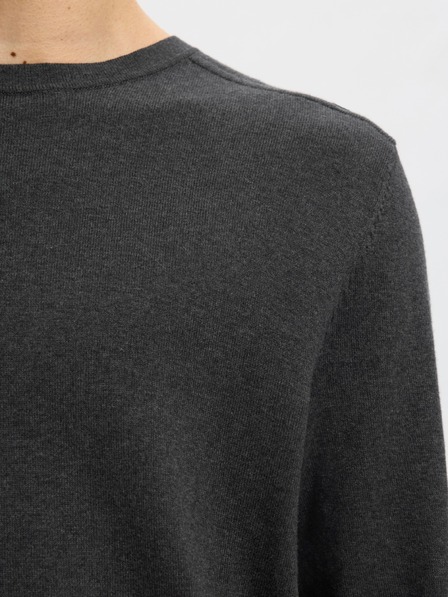 SELECTED Herrenpullover SLMBERG anthrazit