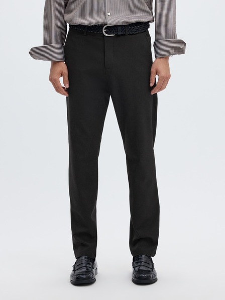 SELECTED Herren-Slim-Hose schwarz