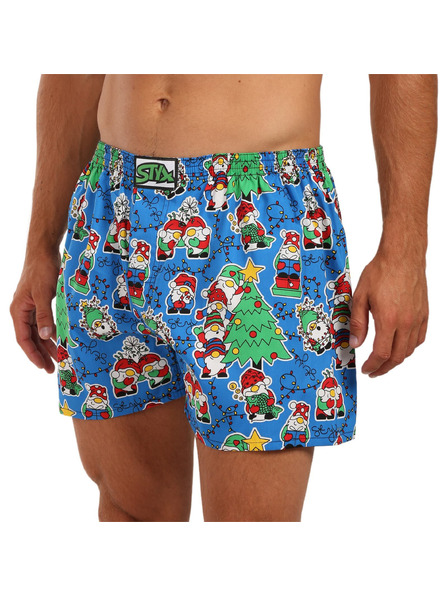 Styx Herren Boxershorts Styx art klassisches Gummiband Weihnachten Wichtel