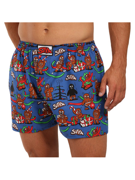 Styx Dreierpack - Herrenshorts Styx art klassisches Gummi mehrfarbig