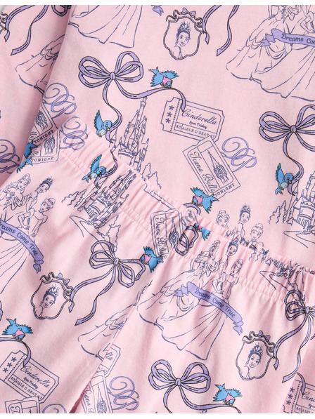 Marks & Spencer Pyjama aus reiner Baumwolle Disney Princess™ (1–8 Jahre) Marks & Spencer Blau