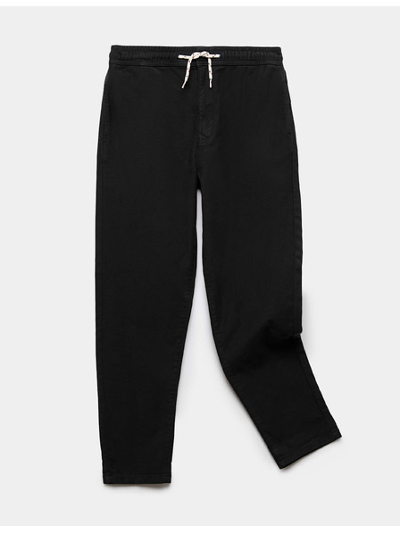 Marks & Spencer Lockere Chino-Hose mit hohem Baumwollanteil und elastischem Bund (6–16 Jahre) Marks & Spencer schwarz