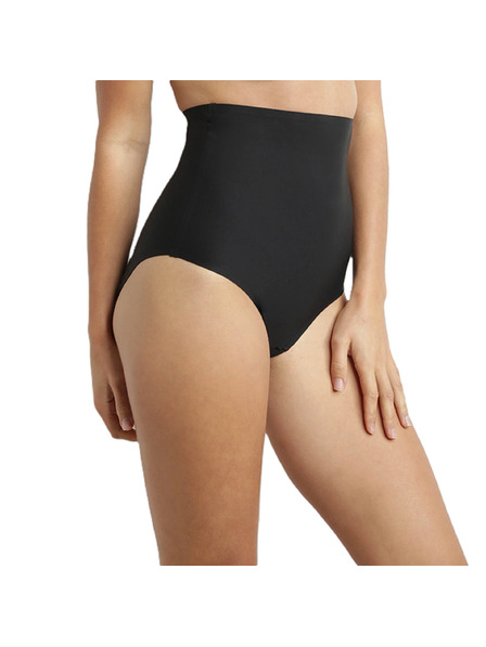 Bellinda INVISIBLE SILHOUETTE HIGH WAIST SLIP - Formende Damen-Slip mit hohem Bund - Schwarz