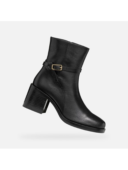 Geox Schwarze Damen-Knöchelschuhe Geox Sobima