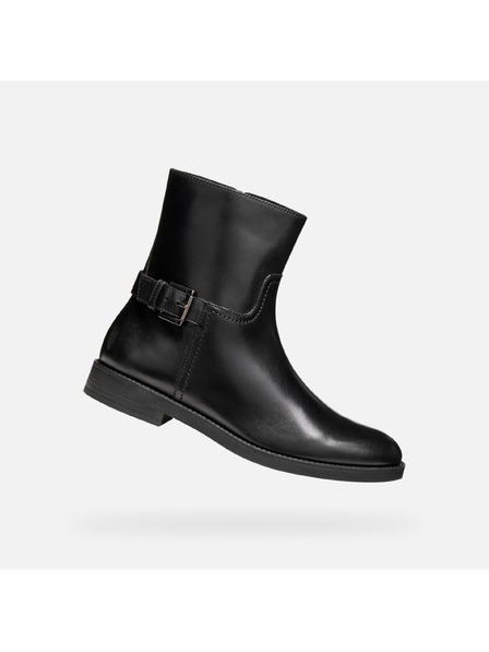Geox Schwarzer Damen-Knöchelschuh Geox Esmeena