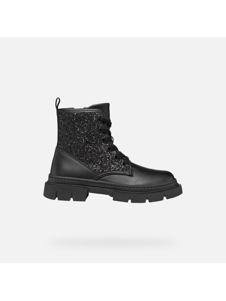 Geox Schwarze Mädchen-Knöchelschuhe Geox Karsyn