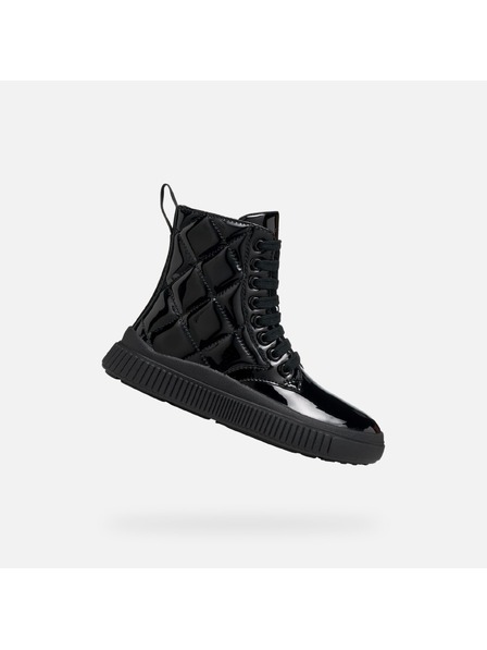 Geox Schwarze Mädchen-Knöchelschuhe Geox Laquinny