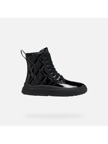 Geox Schwarze Mädchen-Knöchelschuhe Geox Laquinny