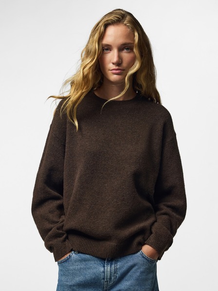 Pieces Damen-Pullover SALLY hot fudge