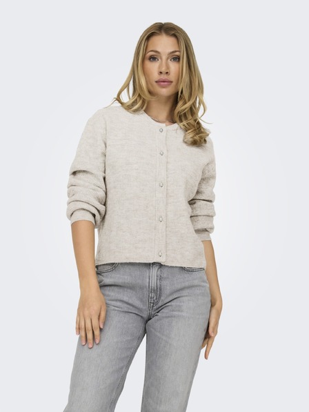 Jacqueline de Yong Cardigan mit Knöpfen LUMI beige