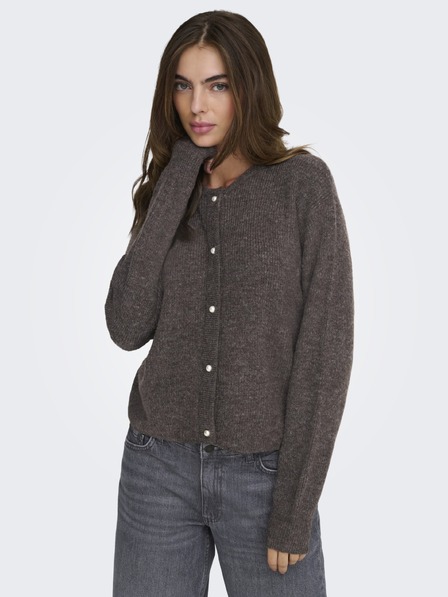 Jacqueline de Yong Cardigan mit Knöpfen LUMI Braun