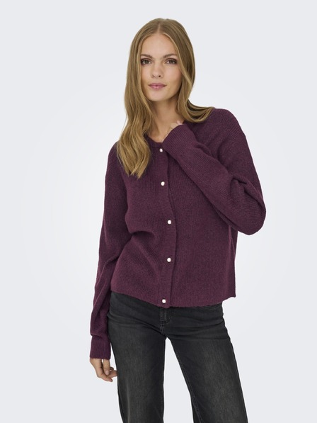 Jacqueline de Yong Cardigan mit Knöpfen LUMI Violett
