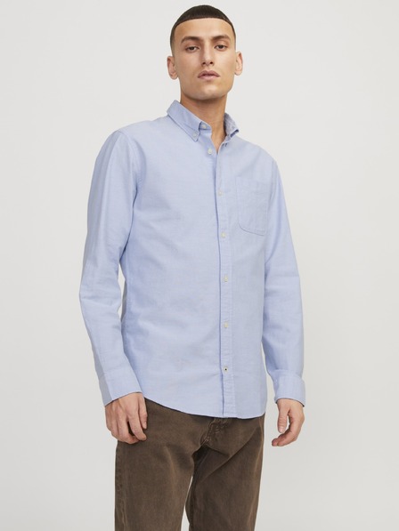 Jack & Jones Herren-Hemd JJEoxford cashmere blue