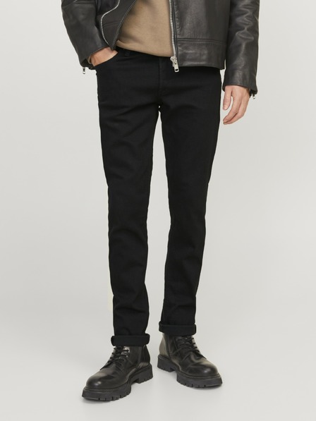 Jack & Jones Slim-Fit-Jeans JJIGlenn JJOriginal schwarz