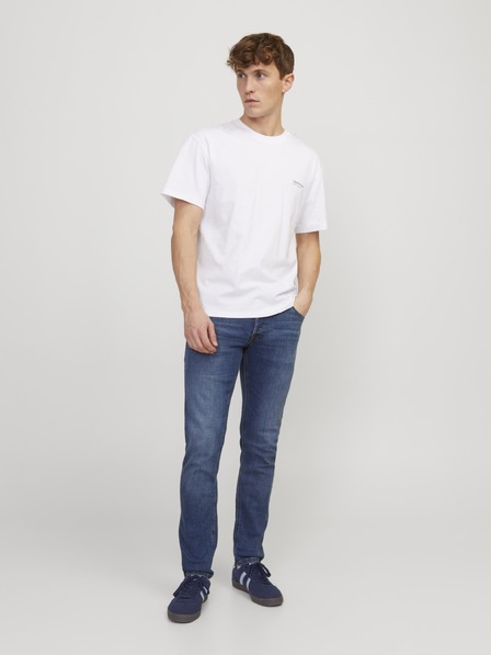 Jack & Jones Slim-Fit-Jeans JJIGlenn JJOriginal blau
