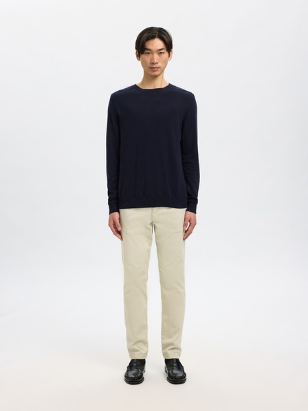 SELECTED Herrenpullover SLMBERG blau