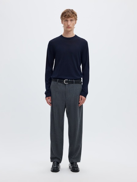 SELECTED Herren-Merinopullover navy blazer