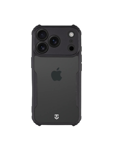 Tactical Tactical Quantum Stealth Schutzhülle für Apple iPhone 18 Pro Clear/Black