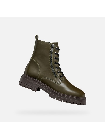 Geox Khaki Damen-Stiefeletten Geox Iridea